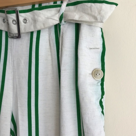 TopShop Stripe Tapered Trousers - Picture 5 of 8